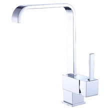 Polished Chrome Gooseneck Basin Mixer Tap