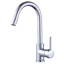 Chrome Round Kitchen Sink Mixer