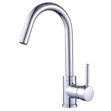 Emerald Chrome Round Kitchen Sink Mixer