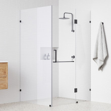 Elite Glass Shower Screen with Square Handle