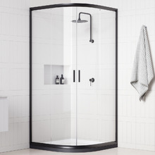 Curved Rapid Glass Sliding Shower Screen