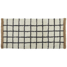 Black & Tan Luca Cotton Bath Mat