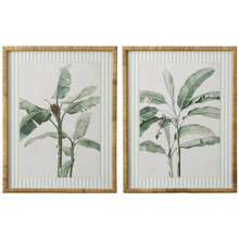 2 Piece Grenada Framed Printed Wall Art Set