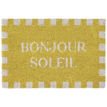 Bonjour Soleil Coir Doormat