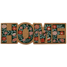 Floral Home Coir Doormat