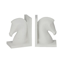 Theron Horse Cement Bookends (Set of 2)