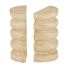 Olina Mango Wood Bookends (Set of 2)