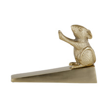 Oliver Gold Metal Mouse Door Wedge