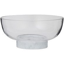 Milo Marble & Glass Footed Serving Bowl