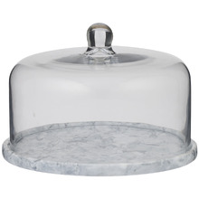 Milo Marble & Glass Cake Dome