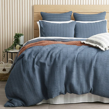 Blue Celeste Cotton Quilt Cover Set