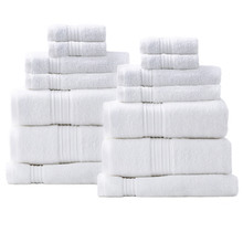 14 Piece Brentwood Cotton Bathroom Towel Set
