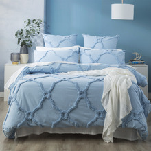 Sky Moroccan Cotton Quilt Cover Set