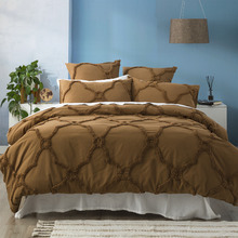 Wood Moroccan Cotton Quilt Cover Set