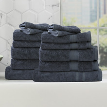 14 Piece Marisse Bamboo & Cotton Bathroom Towel Set