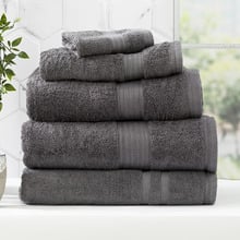 5 Piece Marisse Bamboo & Cotton Bathroom Towel Set
