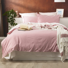 Rose Essentials Vintage Stonewashed Reversible Quilt Cover Set