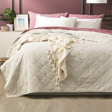 Dove Attwood Vintage Stonewashed Quilted Cotton Coverlet Set