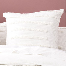 Classic Vintage Washed Tufted Cotton European Pillowcase