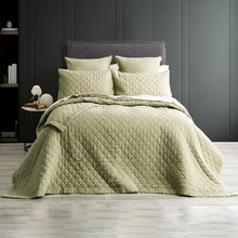 Jade Cavallo French Linen Coverlet Set