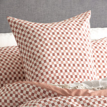 Chessboard Cotton European Pillowcase