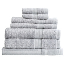 7 Piece Stella Bamboo-Blend Bathroom Towel Set