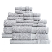 14 Piece Stella Bamboo-Blend Bathroom Towel Set