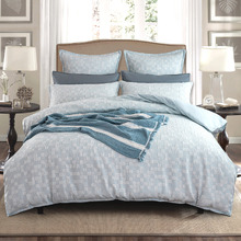 Checks Jervis Cotton-Blend Quilt Cover Set