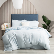 Blue Gatten 1800TC Microfibre Quilt Cover Set