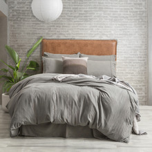 Granite Gatten 1800TC Microfibre Quilt Cover Set