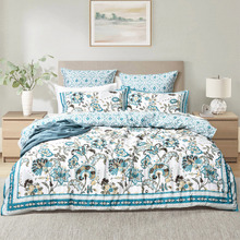 Gonzalo Cotton Sateen Reversible Quilt Cover Set