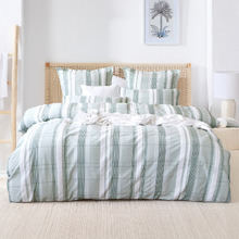 Stephano Cotton Seersucker Quilt Cover Set