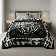 Printed Montague Velvet Large Blanket