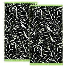Monsteria Cotton Beach Towels (Set of 2)