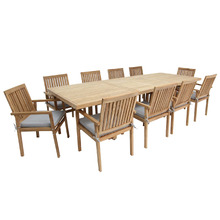 10 Seater Solus Extendable Outdoor Dining Set