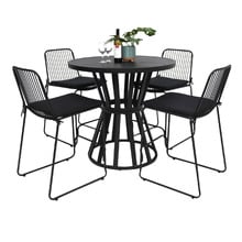 4 Seater Zephirine Outdoor Bar Table & Stool Set