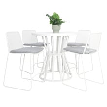 4 Seater Vale Outdoor Bar Table & Stool Set