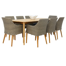 8 Seater Lyric Outdoor Dining Table & Chair Set