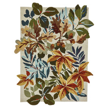 Russet Brown Robin's Wood Hand-Tufted Rug