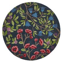 Foraging Hand-Tufted Pure New Wool Round Rug