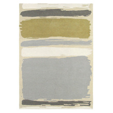 Sanderson Abstract Linden & Silver Hand-Tufted Rug
