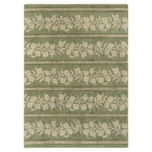 Forest Green Anaar Hand-Tufted Pure New Wool Rug