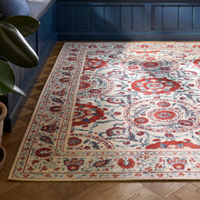 Anthos Jacquard-Woven Wool-Blend Rug