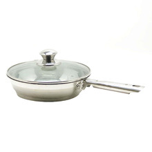 2 Piece Nova Star 20cm Stainless Steel Frypan & Lid Set