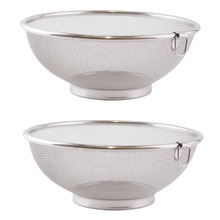 Nova Star Stainless Steel Colanders (Set of 2)