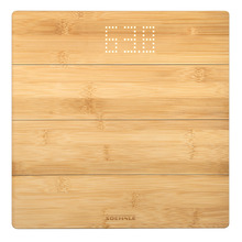 Style Sense Bamboo Bathroom Scale
