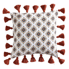 Meekah Square Cotton Sateen Cushion