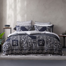 Ebony Cotton Sateen Quilt Cover Set