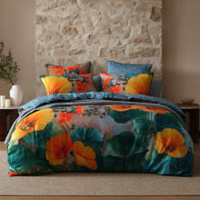 Laurel Cotton Sateen Quilt Cover Set