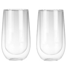 400ml Double Wall Coffee Glasses (Set of 2)
